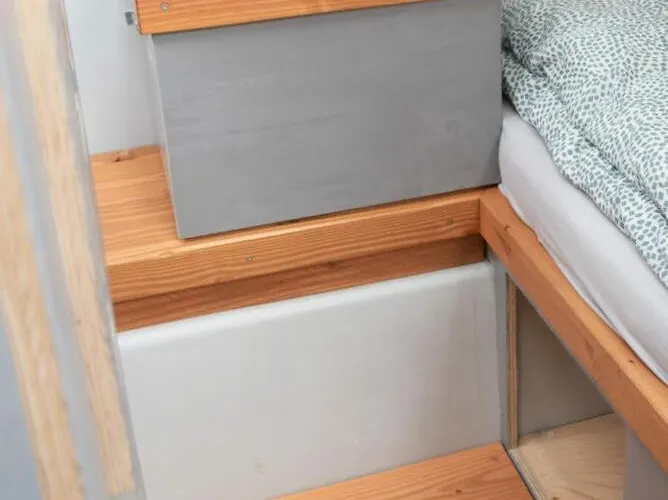 Ausgebautes Freifallrettungsboot Knutschkugel Hotel na wodzie